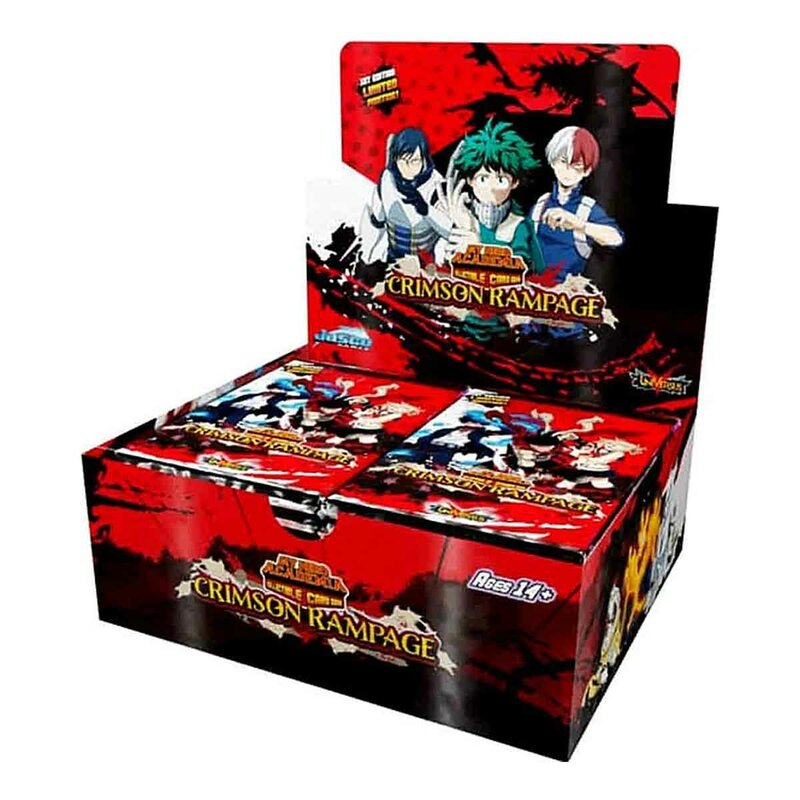 My Hero Academia Booster Display Series 02: Crimson Rampage First Edition